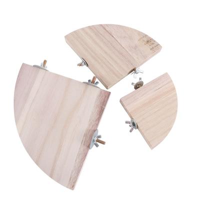 Animals Hamster Pet Supplies Rat Pet Bird Parrot Wood Platform Perches Station Board Stand Rack Toy