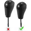 ACROPIX Gear Lever Stick Shifter Handle Automatic Gear Stick Shift Knob Transmission Fit for BMW E81 E82 - Pack of 1 Black