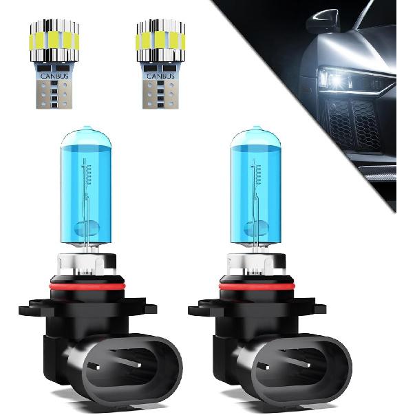 

Halogen Headlights Fit for Chevrolet Chevy Impala 2016-2020 Headlight Bulbs,9005/HB3/H10 High Beam + 9005/HB3/H10 Low Beam Bright Front Car Year:2014-2015 for Chevy