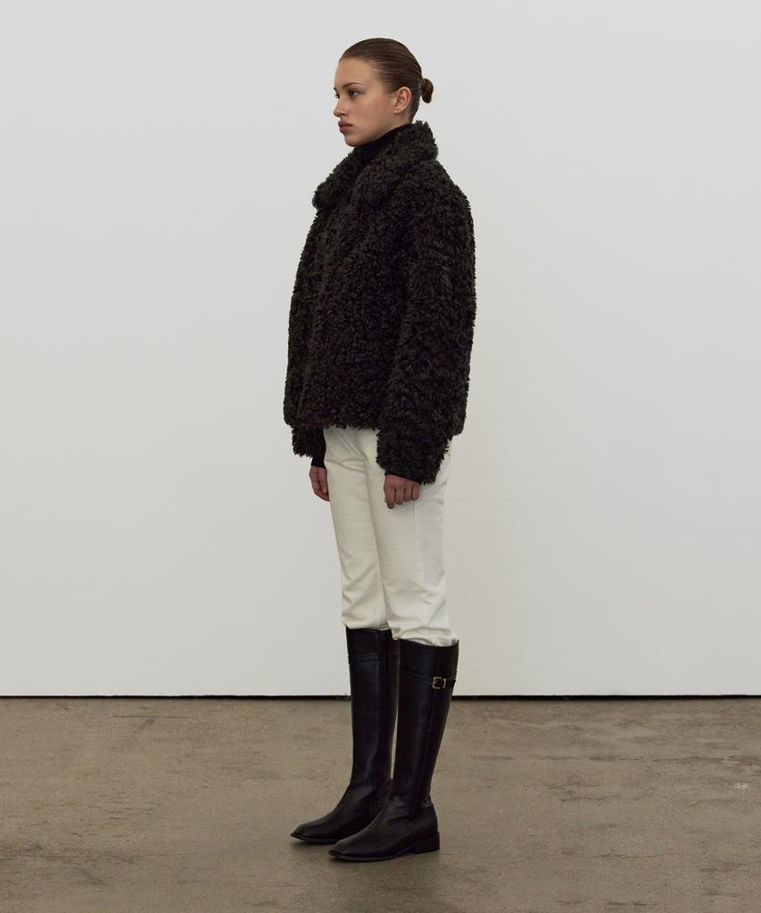 Ellioti Poodle Fur Jacket_3Color