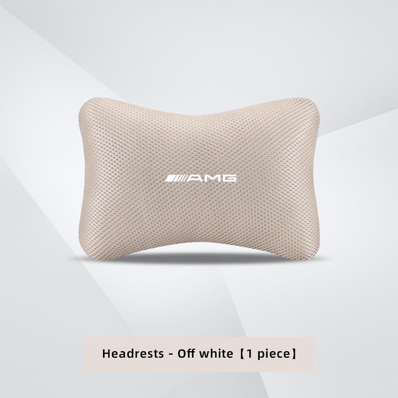 Car Headrest Neck Pillow Lumbar Waist Support Cushion Protection Pad For Mercedes Benz AMG GLC W203 W206 W220 W205 W211 W212