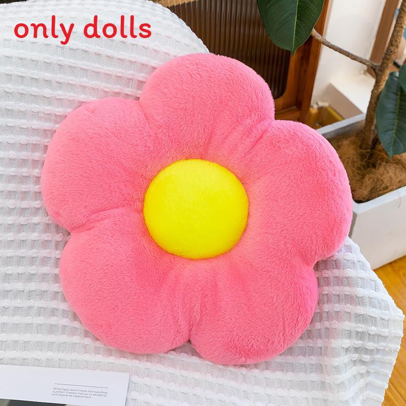 Plush Flower Cushion Toy With Pp Cotton For Home Decor And Comfort