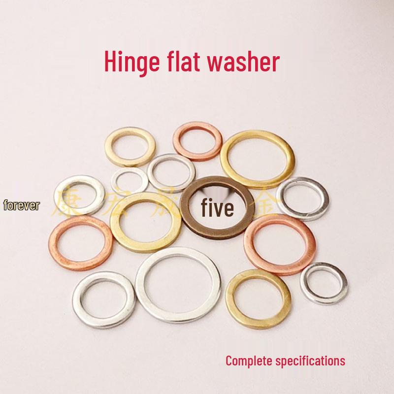 Anti-theft Stainless Steel Door Hinge Shim with Thickened Round Non-standard Flat Washer
