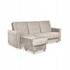 Ecksofa Alicja mit Hocker Sofa Couch ausklappbar Family Möbel beige