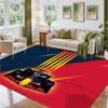 Red Bull Racing Design Kristall-Samt-Teppich Weiche Dekorationsmatte für Schlafzimmer Eingang