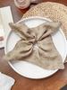 Large French Fahion Women Mesh Scrunchie Hair Ties,Embroidery Flower Hair Bands Cute Hair Rope Ponytail Holder Hair Accessories