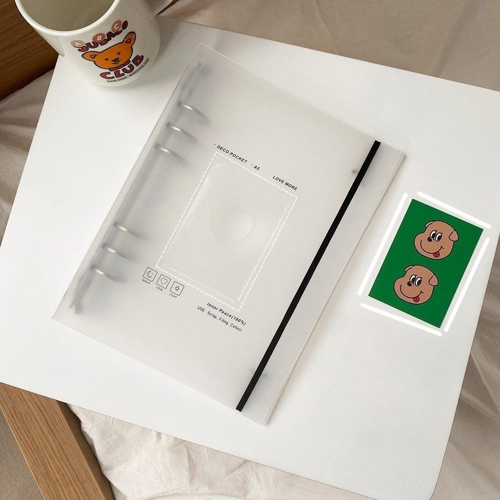 Fashion Storage Book A5 Hand Account Sticker Cut Film Loose-leaf Material Collection Book Loose-leaf Storage Book Photo