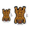 VIKAMA Creative Cartoon Tiger Rug Cute Animal Living Room Children's Bedroom Bed Blanket Home Decor Non-Slip Entrance Doormat