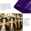 Quimoy 12 Pack Purple Satin Table Runner 12 x 108 Inch, Table Runner for Party Wedding Banquet Birthday Graduation Decoration, Bright Silk Smooth