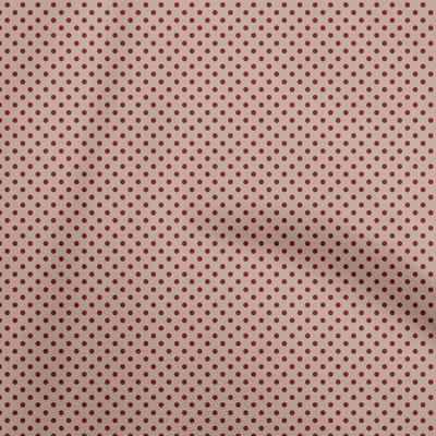 Cotton Flex Light Brown Fabric Dot Sewing Material Print Fabric By The Yard 40 Inch