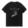 The Witch Graphic T Shirt Short Sleeve with Goat Design Casual Summer Breathable Tee Fashion Round Neck Tshirt  Harajuku  Tees