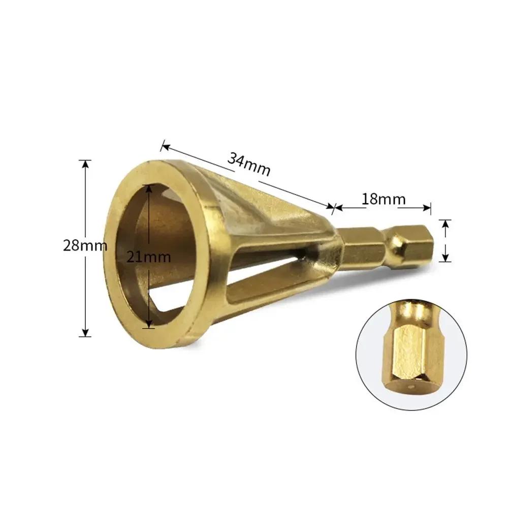 Stainless Steel External Chamfer Bit Repairs Damaged Bolts Remove Burr Tools Practical Metal Layer Shearing Cutter Accessories