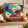 Charizard Custom Name Diamond Painting Personalized 5D Full Drill DIY Diamond Art Home Decor