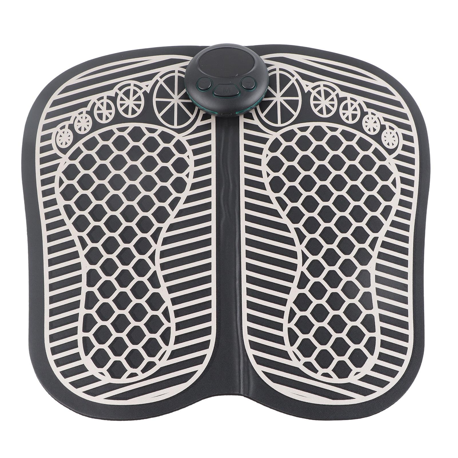 

Массажер для ног, USB-перезаряжаемый, 8 режимов, 19 уровней интенсивности, массажная подушка с микротоковыми импульсами