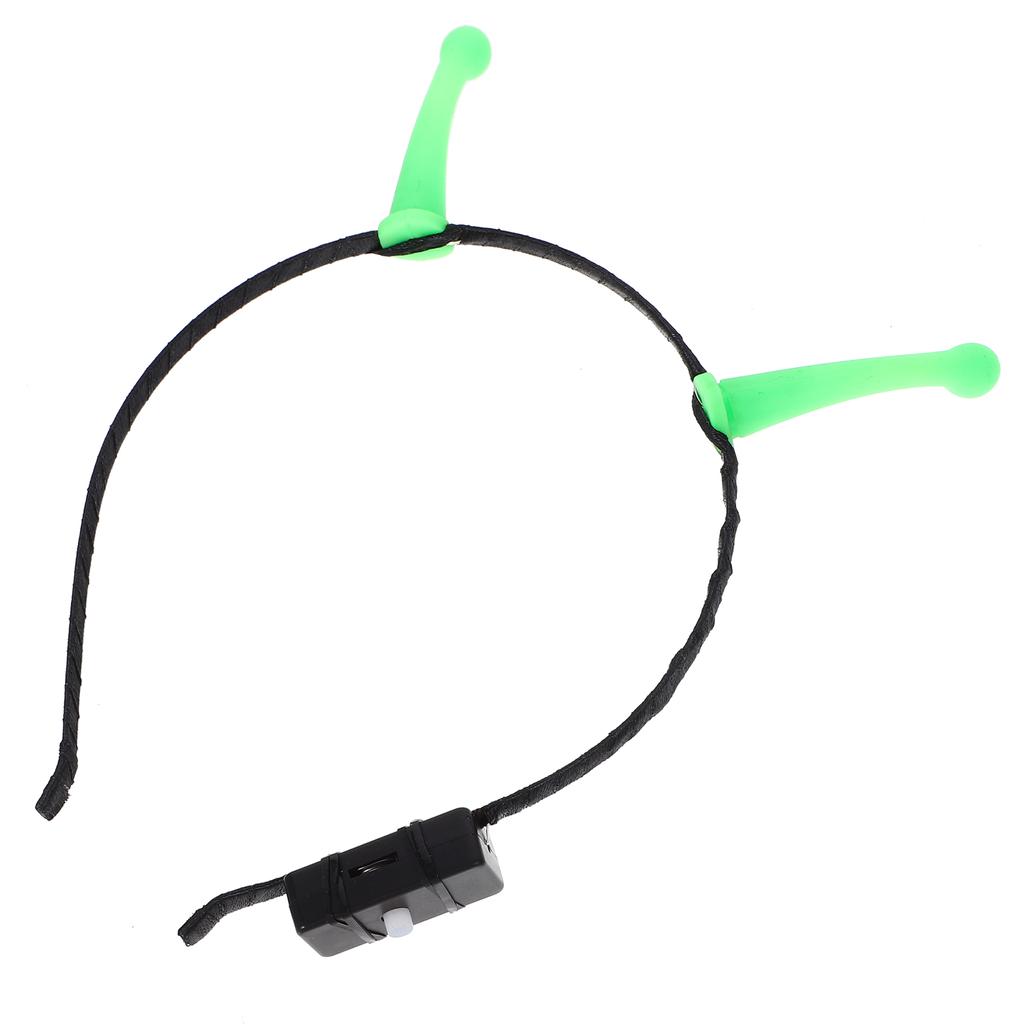 Abbigliamento Fascia per capelli aliena luminosa Topper per capelli Abbigliamento donna Uomo Costumi di Halloween per bambini