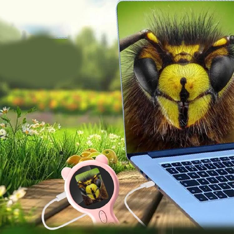 Digital Handheld Microscope For Kids 500X Magnification Builtin Camera Video Recording 2Inch Screen Outdoor