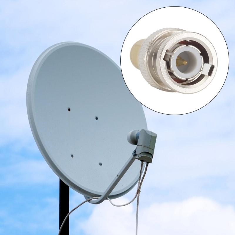 Kupfer BNC auf SMAJJ Adapter Universell BNC SMAJJ Signalsteckverbinder Stecker und Buchse für Computersysteme Geräte