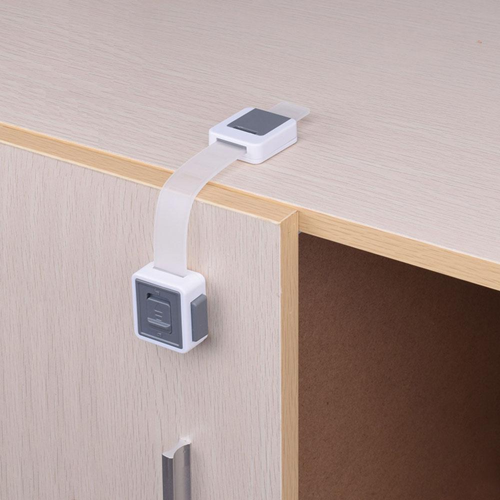 Child Safety Adjustable Drawer Latches Cabinet Locks Furniture Childproofing Lock