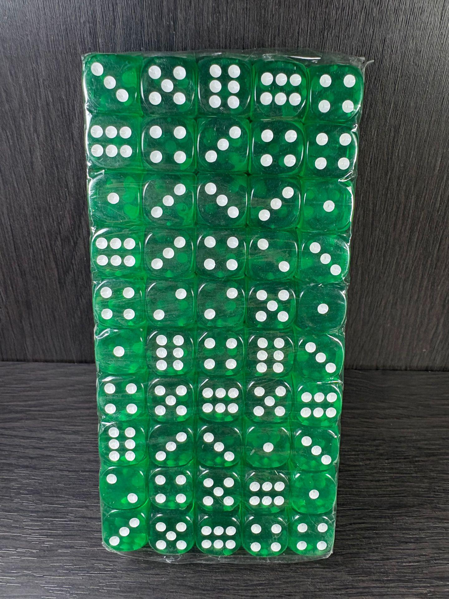 

Custom 12mm Transparent Crystal Acrylic Dice for Board Games and Creative Teaching