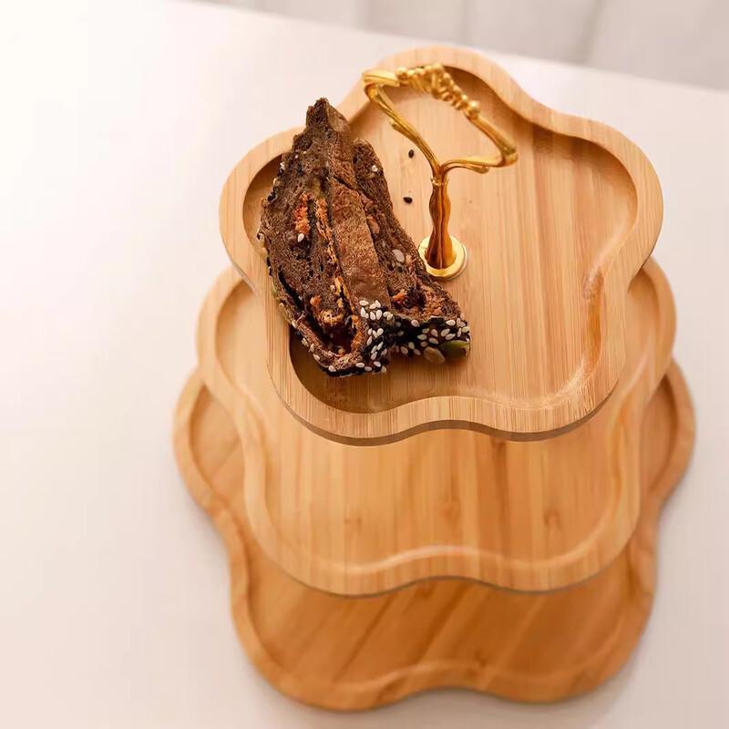 European Style Wooden Fruit & Snack Tray