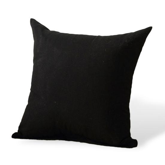 Plain Solid Color Throw Pillow Case Home Sofa Linen Cotton Square Cushion