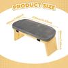 Meditation Bench Prayer with Removable Cushion, Ergonomic, Folding Kneeling Stool Chair