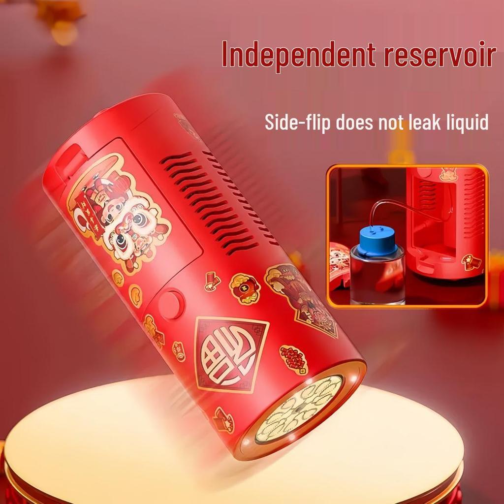 New Year Celebration Fireworks Bubble Machine with Lights and Sound Effects for Kids