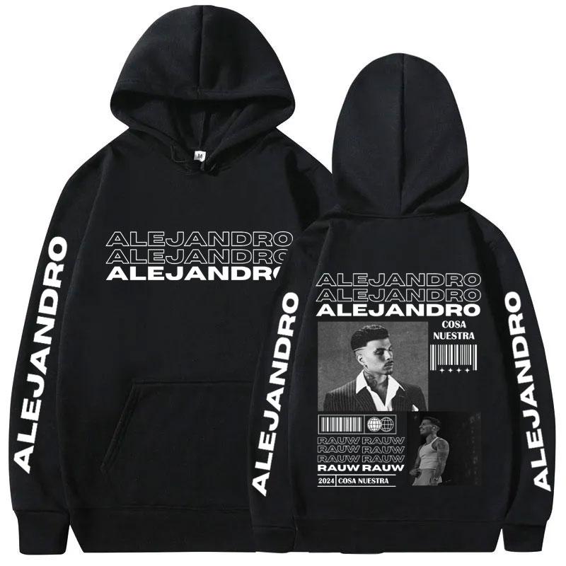 Singer Rauw Alejandro Todo De Ti Album Print Hoodie Man Fashion Vintage Streetwear Men Hip Hop Oversized Sweatshirt Male Hoodies