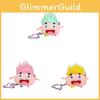 Funny Cartoon Monster Mini Bag With Colorblock Design For Casual Outings