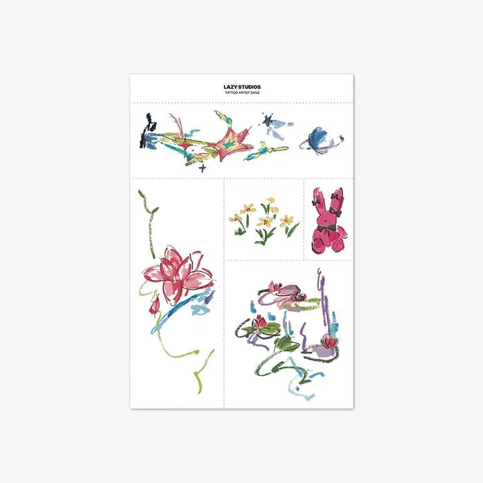 

01 Временная тату-наклейка на тату-мастера