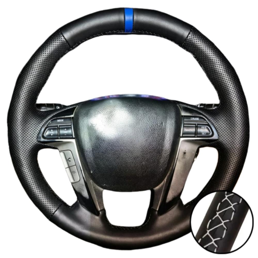 Car Interior Accessories Hand Stitched Non-slip Artificial Leather Odyssey Pilot Steering Wheel Cover For Honda Accord 8
