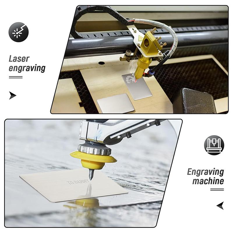 Business Card Engraving Blanks; Durability and Quality Stainless Steel Office Cards.