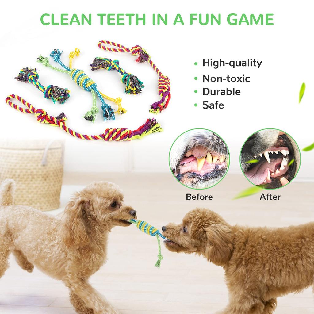Dog Rattle 12 Pcs Puppy Toys for Cute Dog Toy Dog Set with Stuffed Animal Natural Cotton Puppy Loca Toy Dog Chew Toy Dog Dog Dog Dog Dog Dog Dog Dog
