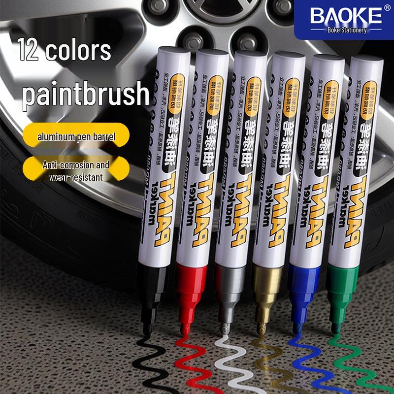 Marcatore Impermeabile a Base d'Olio ad Alta Capacità per Graffiti, Ritocchi e Firme - Pennarello Pittura a Punta Spessa Resistente allo Sbiadimento