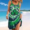 Women's Beach Dress Mini Dress Print Casual Modern Dress Sleeveless Loose Fit Outdoor Daily Summer