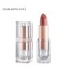 Make-up 12 odtieňov matný rúž Crystal Square Tube Nude Bean Paste Color Mini Glazúra na pery Ice Cube pre ženy