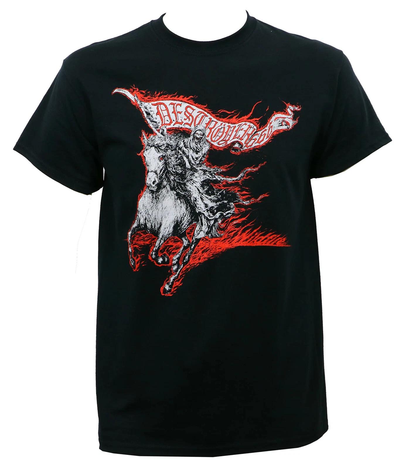 Authentic DESTROYER 666 Band Wildfire Album Cover T-Shirt S NEW S
