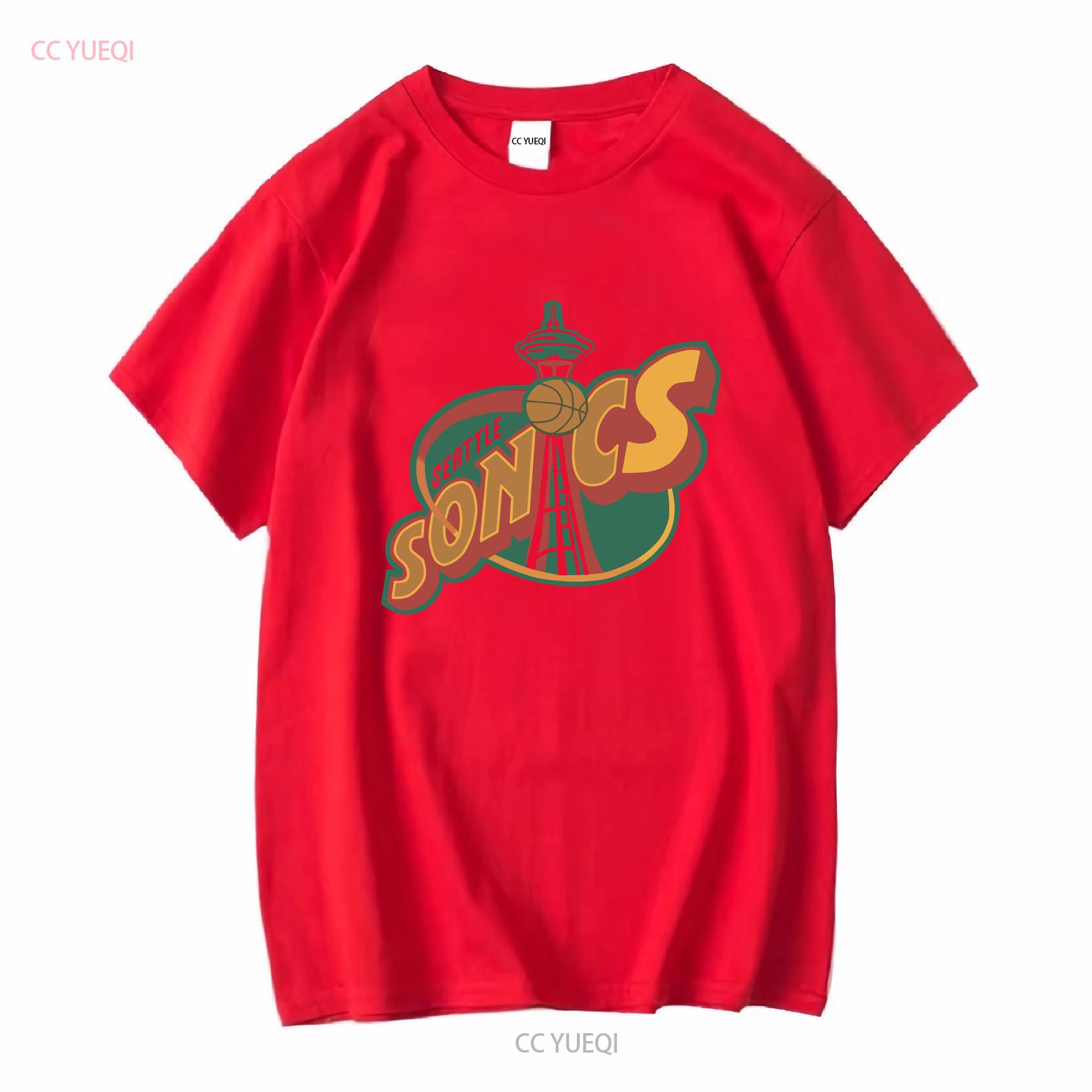 

Vintage Seattle Supersonics T Shirt CP1627 long sleeves vintage Washed Unisex Casual Slightly Top For Everyday Wear streetwear S
