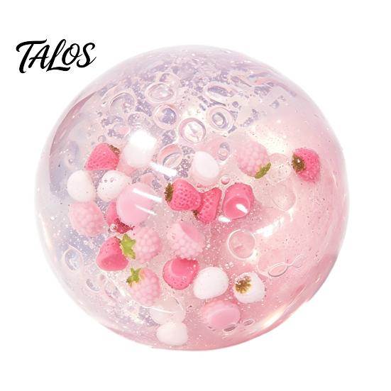 Stress Relief Toys Clear Ball Fidget Toy, Anxiety Squeeze Slow Rebound Transparent Toy for Home Office School