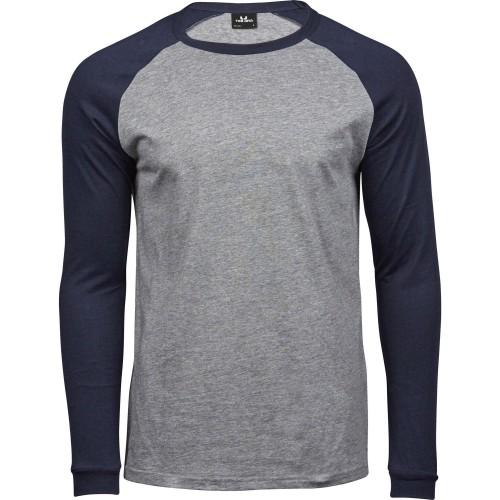 

Tee Jay Mens Heather Baseball T-Shirt M