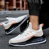 Men's low-top shoes full palm air cushion breathable ultra-light soft-soled running shoes casual sports shoes basketball shoes