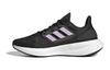 Pureboost 22 Tecido Resistente a Pontapés e Abrasão Cano Baixo Tênis de Corrida Infantil Preto Roxo Infantil IF5550