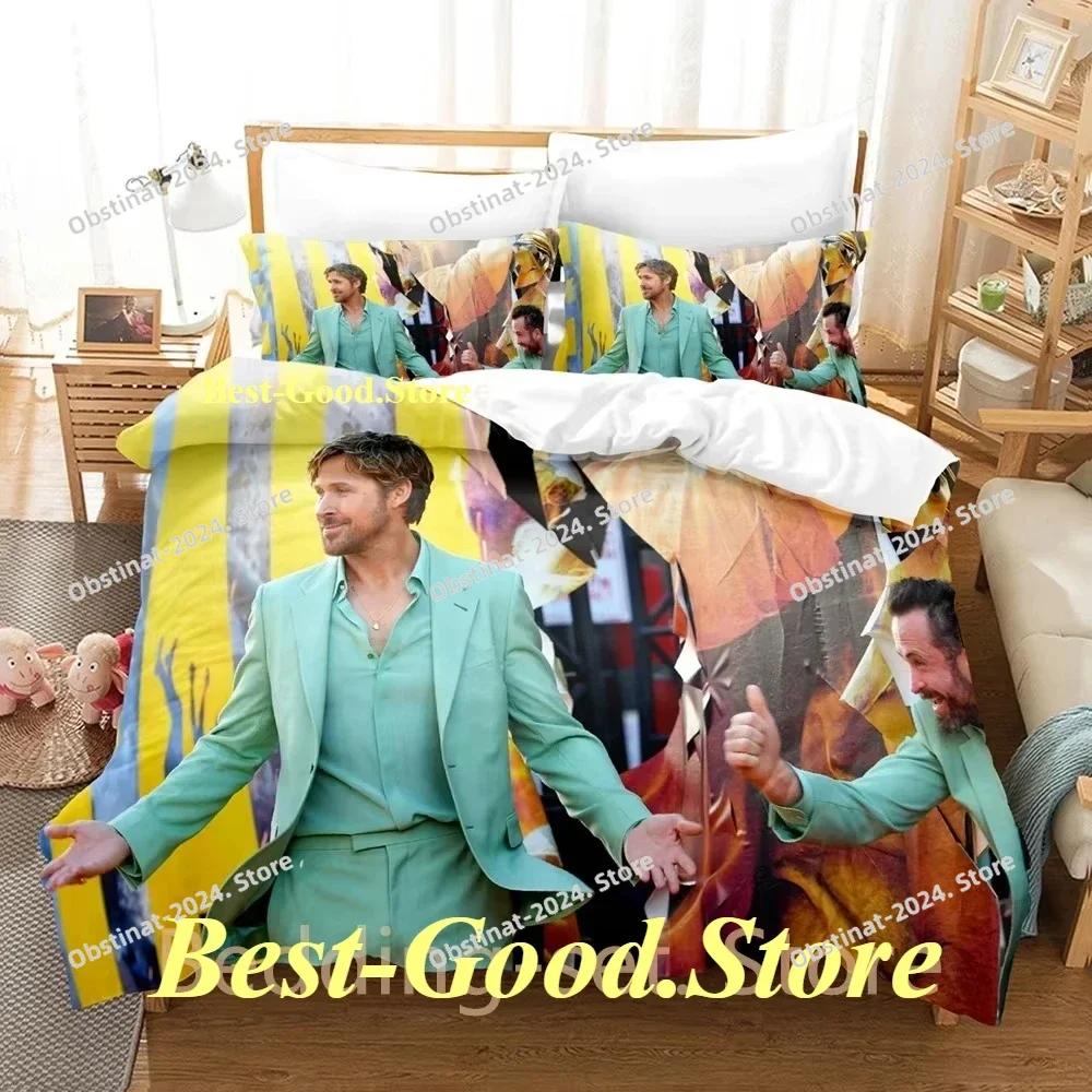 Ryan Gosling Bedding Set Single Twin Printed Bed Set With Pillowcase Bed Duvet Cover Soft Single Double Queen Super King Size