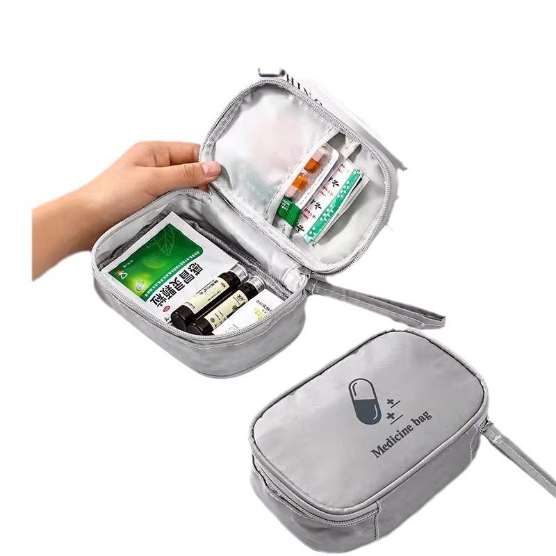 Compact Travel Medicine Bag - Portable First Aid & Storage for Business Trips
