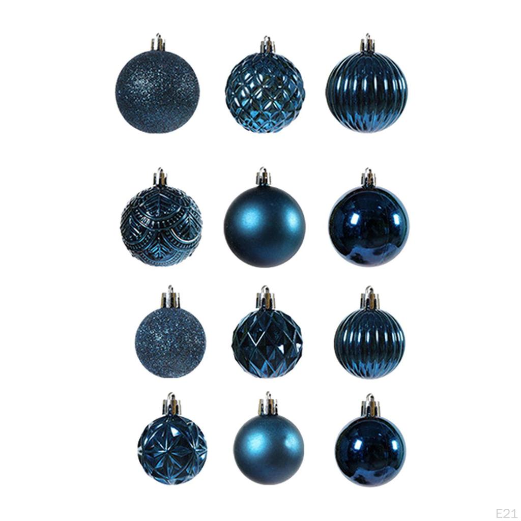 48 Pieces Christmas Balls Pendant Shatterproof for Party Wedding Decor