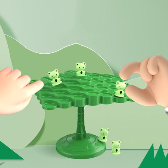 1 Set Frog Balance Tree Game with 50 Chess Punishment Plate