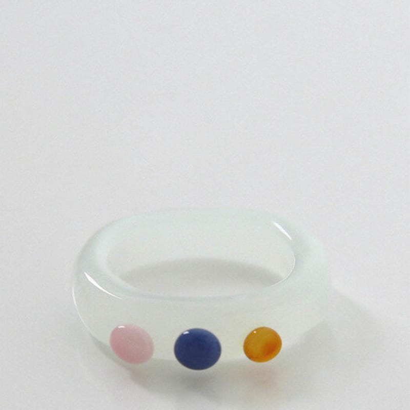 APIOH Pebble Glass Ring