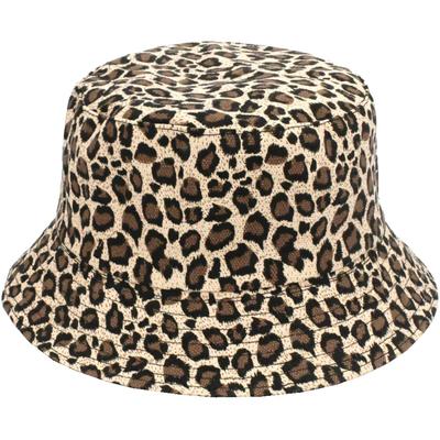 Leopard CA626 [White Fang] Hat, Print, Cap, Reversible, Plain, Outdoor, Women's, (Leopard Print)