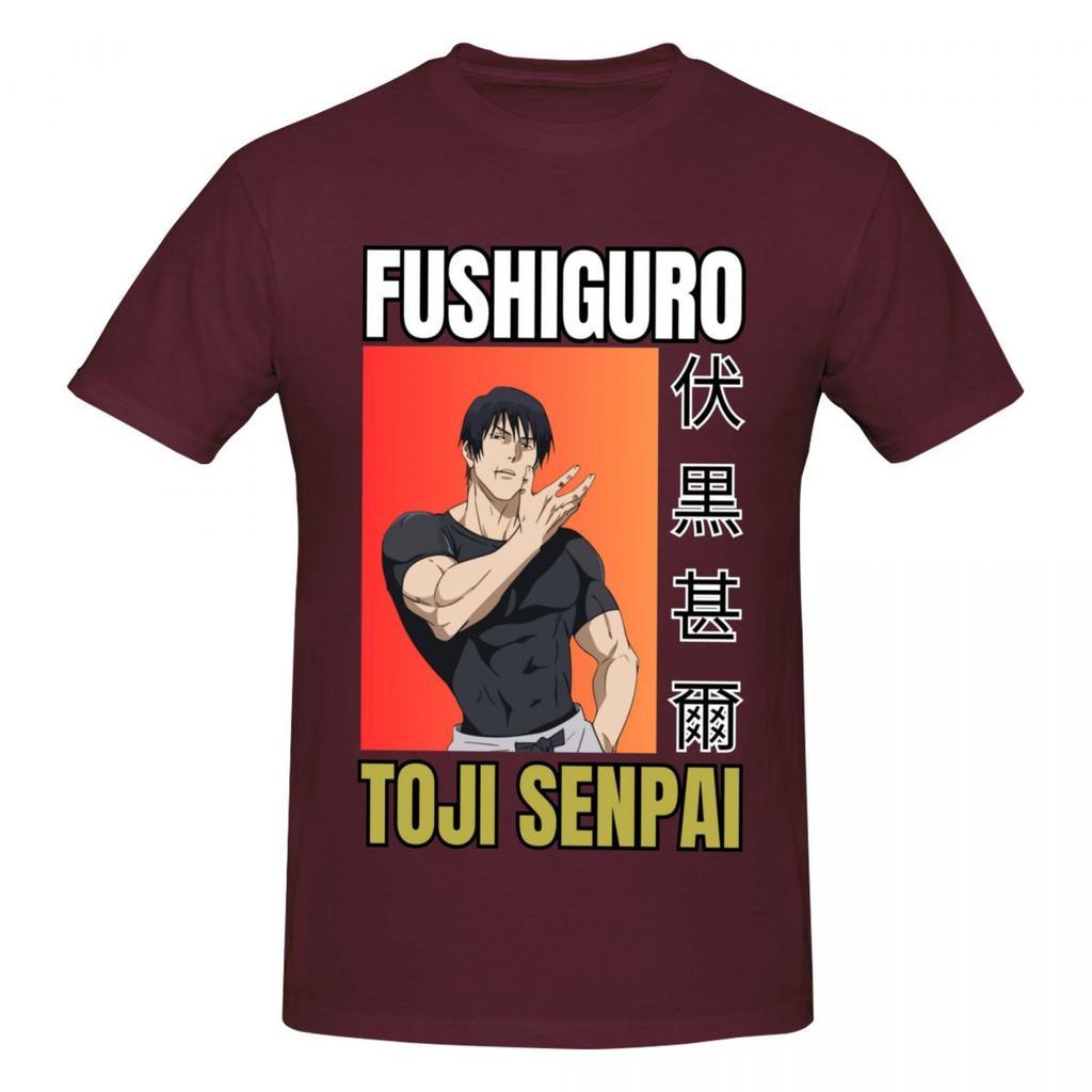 Unisex Jjk Fushiguro Toji T Shirt Streetwear Big Size Oneck Cotton Sleeve Unisex Clothing
