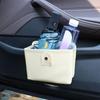 Foldable Car Trash Bin Leather Interior Storage Bag Garbage Bag Multi-functional Hanging Storage Bag Box Car Organizer Supplies